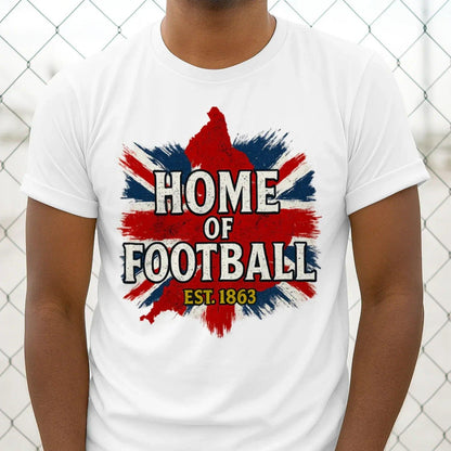 English Football T-Shirt - Heritage Home of Tee Est 1863 UK - Celtic Wolfwear