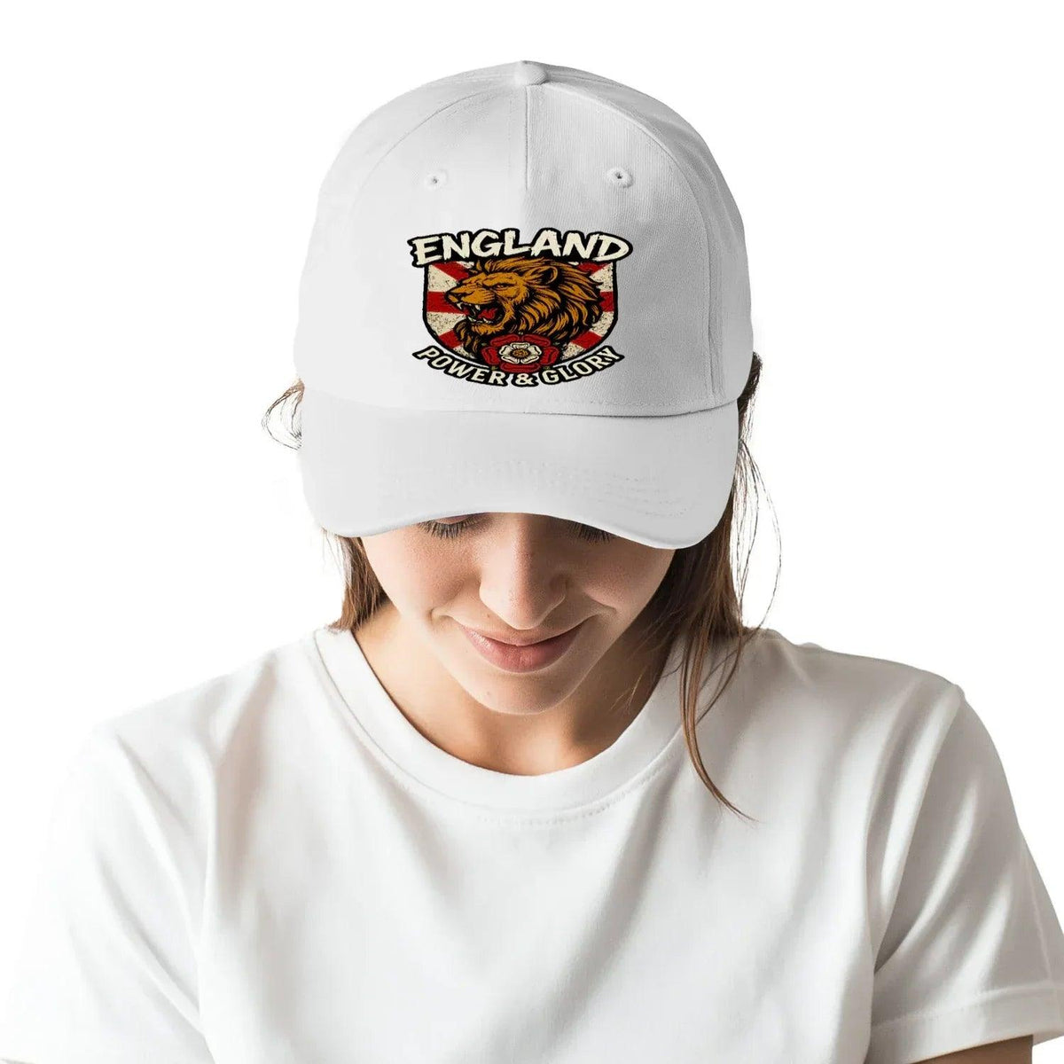 English Lion Baseball Cap - Black, Adjustable Headwear - Celtic Wolfwear