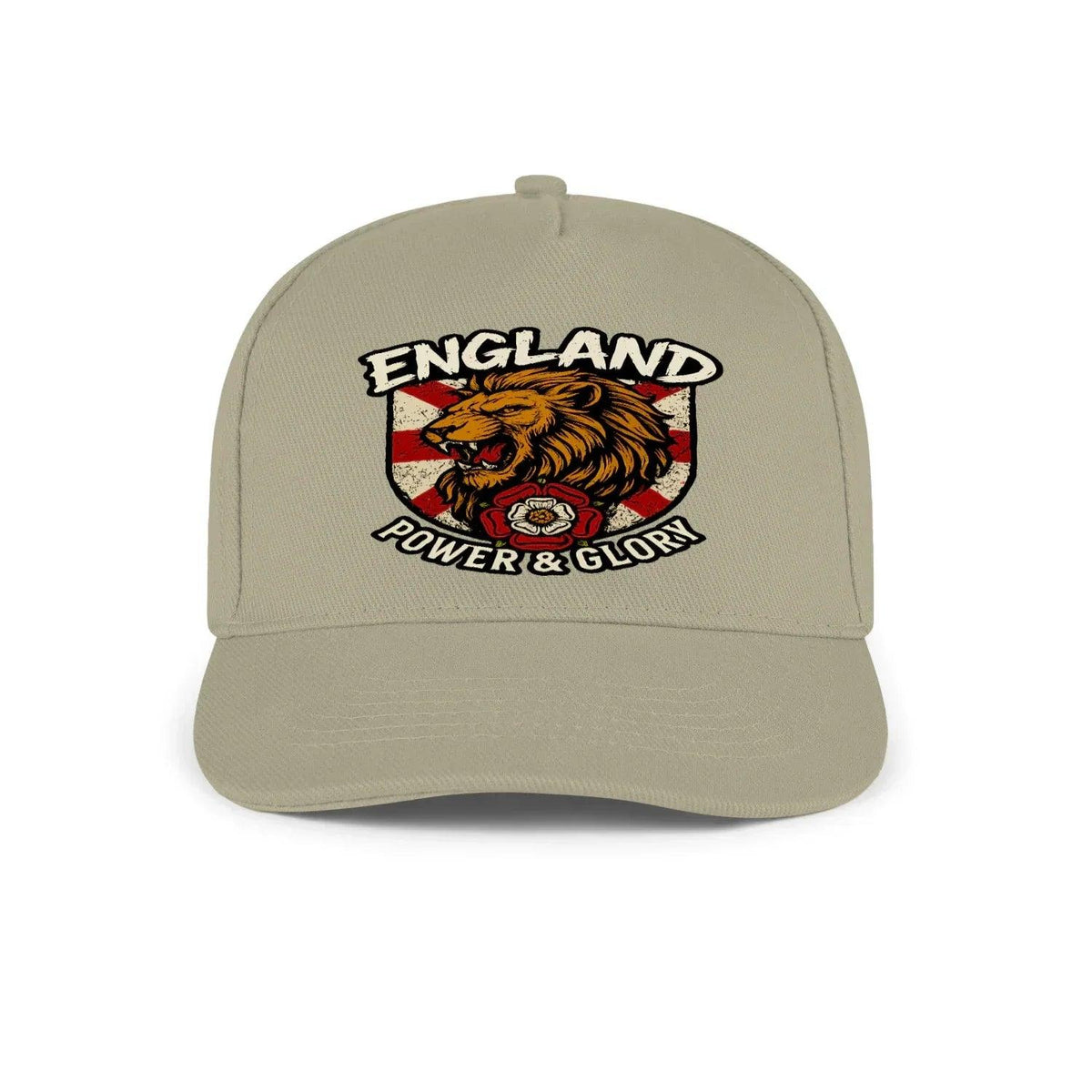 English Lion Baseball Cap - Black, Adjustable Headwear - Celtic Wolfwear