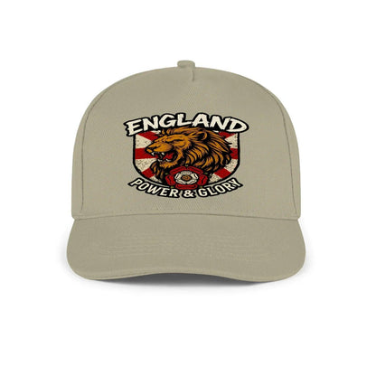 English Lion Baseball Cap - Black, Adjustable Headwear - Celtic Wolfwear