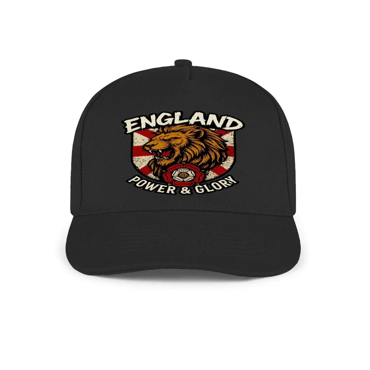 English Lion Baseball Cap - Black, Adjustable Headwear - Celtic Wolfwear