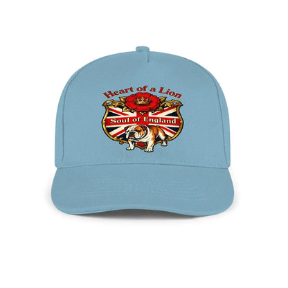 English Lion Baseball Cap - Heart of a DTG-printed Crest Hat - Celtic Wolfwear