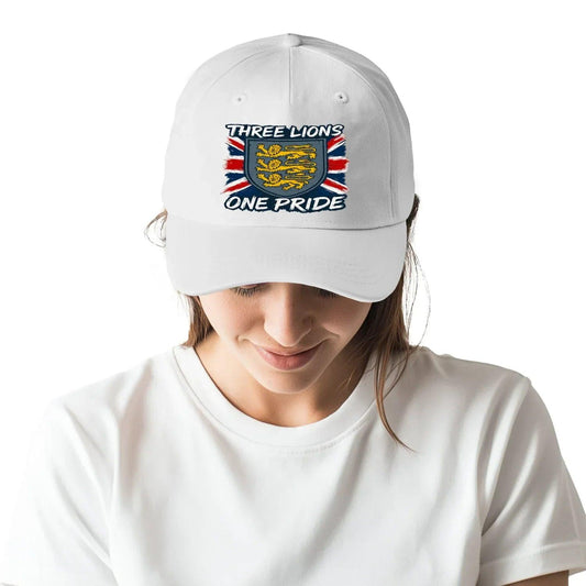 English Lion Baseball Cap - Heraldic Lions Golden One Size - Celtic Wolfwear