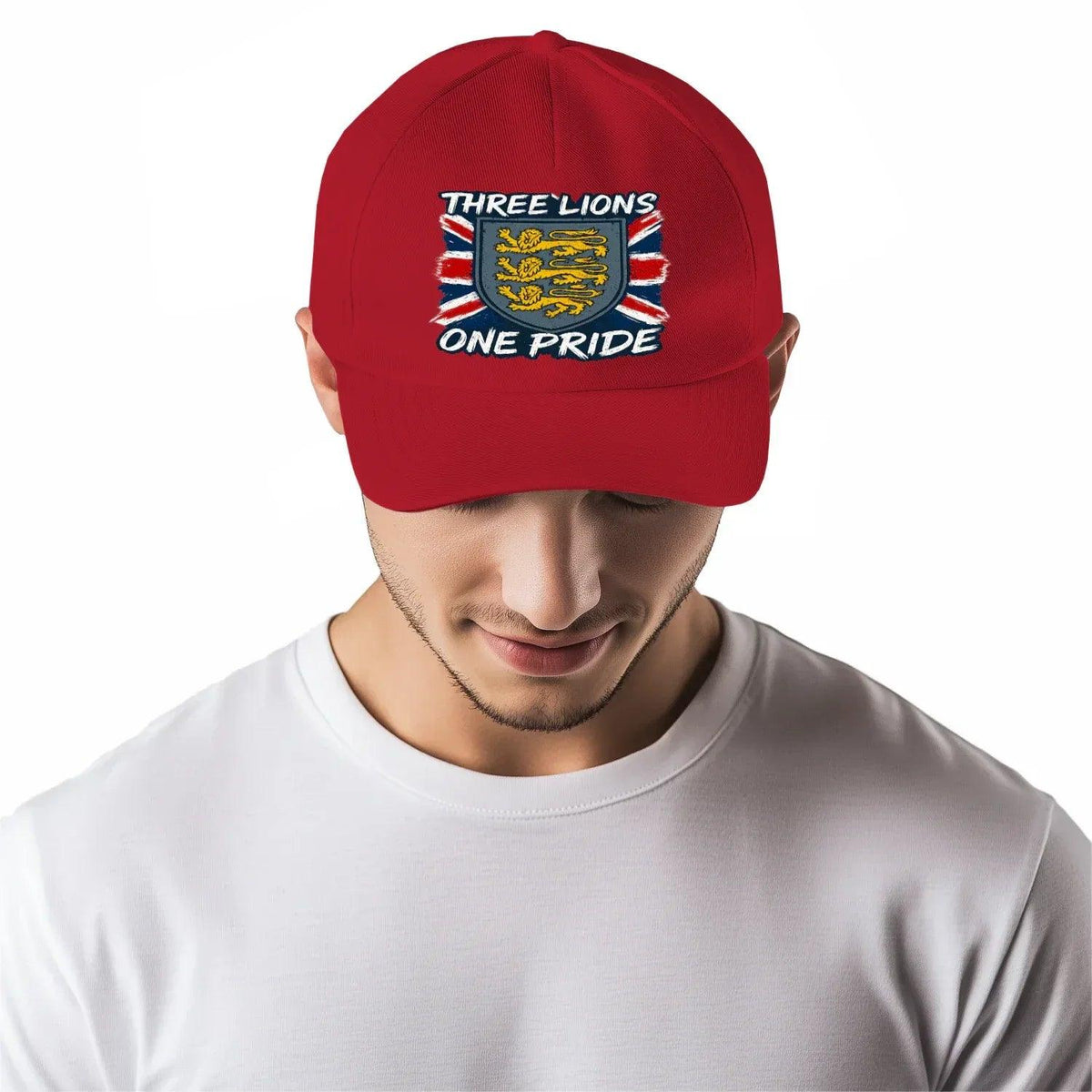 English Lion Baseball Cap - Heraldic Lions Golden One Size - Celtic Wolfwear