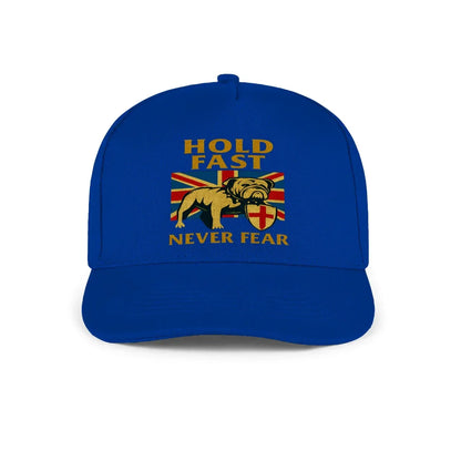 English Lion Baseball Cap - Hold Fast Never Fear One Size - Celtic Wolfwear