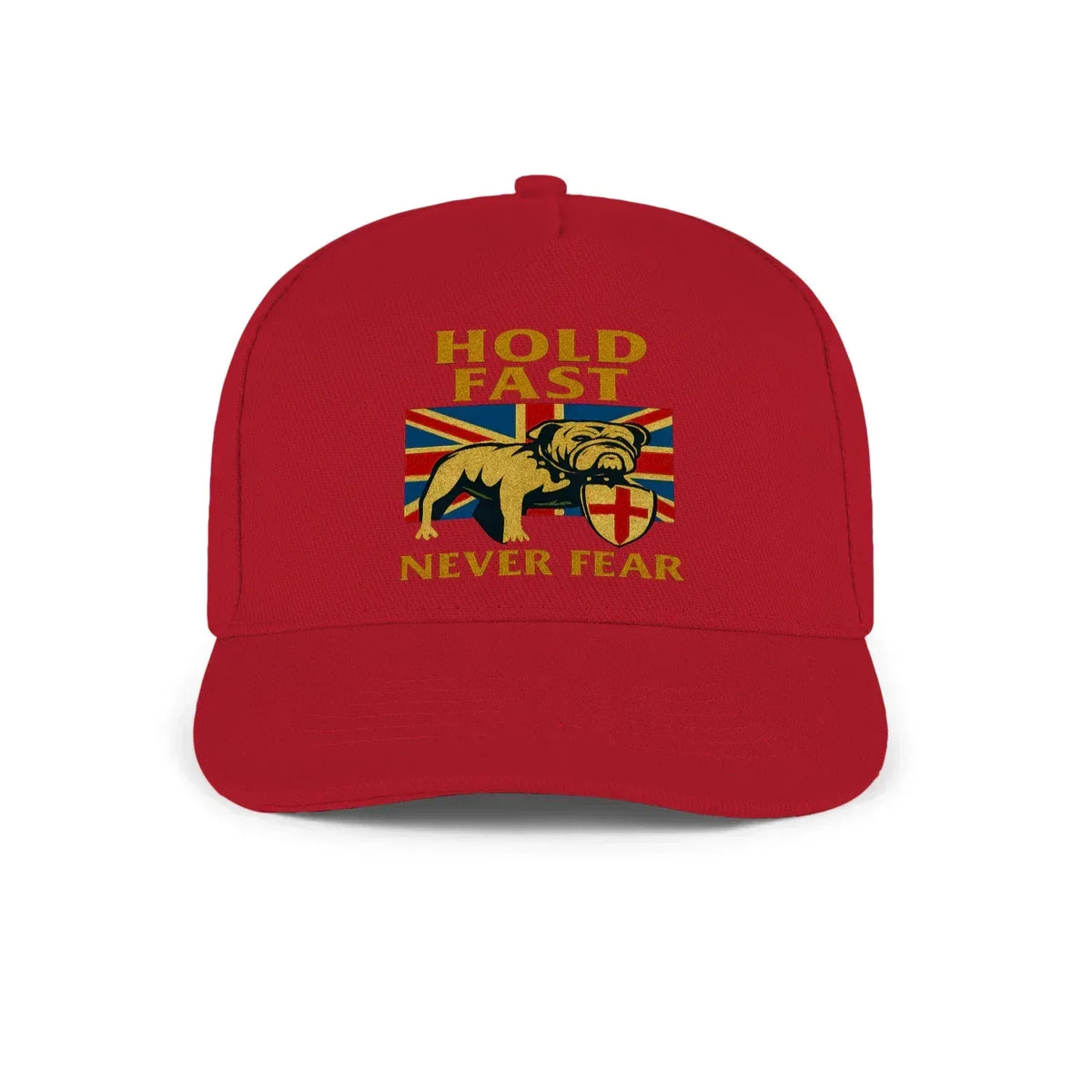 English Lion Baseball Cap - Hold Fast Never Fear One Size - Celtic Wolfwear