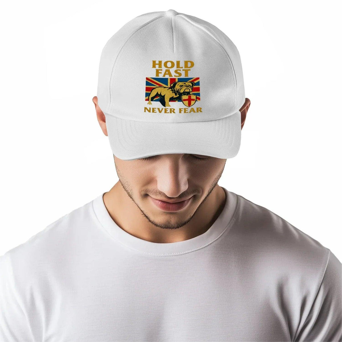 English Lion Baseball Cap - Hold Fast Never Fear One Size - Celtic Wolfwear