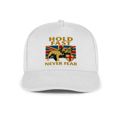 English Lion Baseball Cap - Hold Fast Never Fear One Size - Celtic Wolfwear
