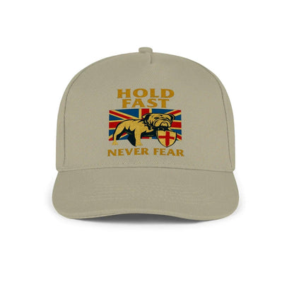 English Lion Baseball Cap - Hold Fast Never Fear One Size - Celtic Wolfwear