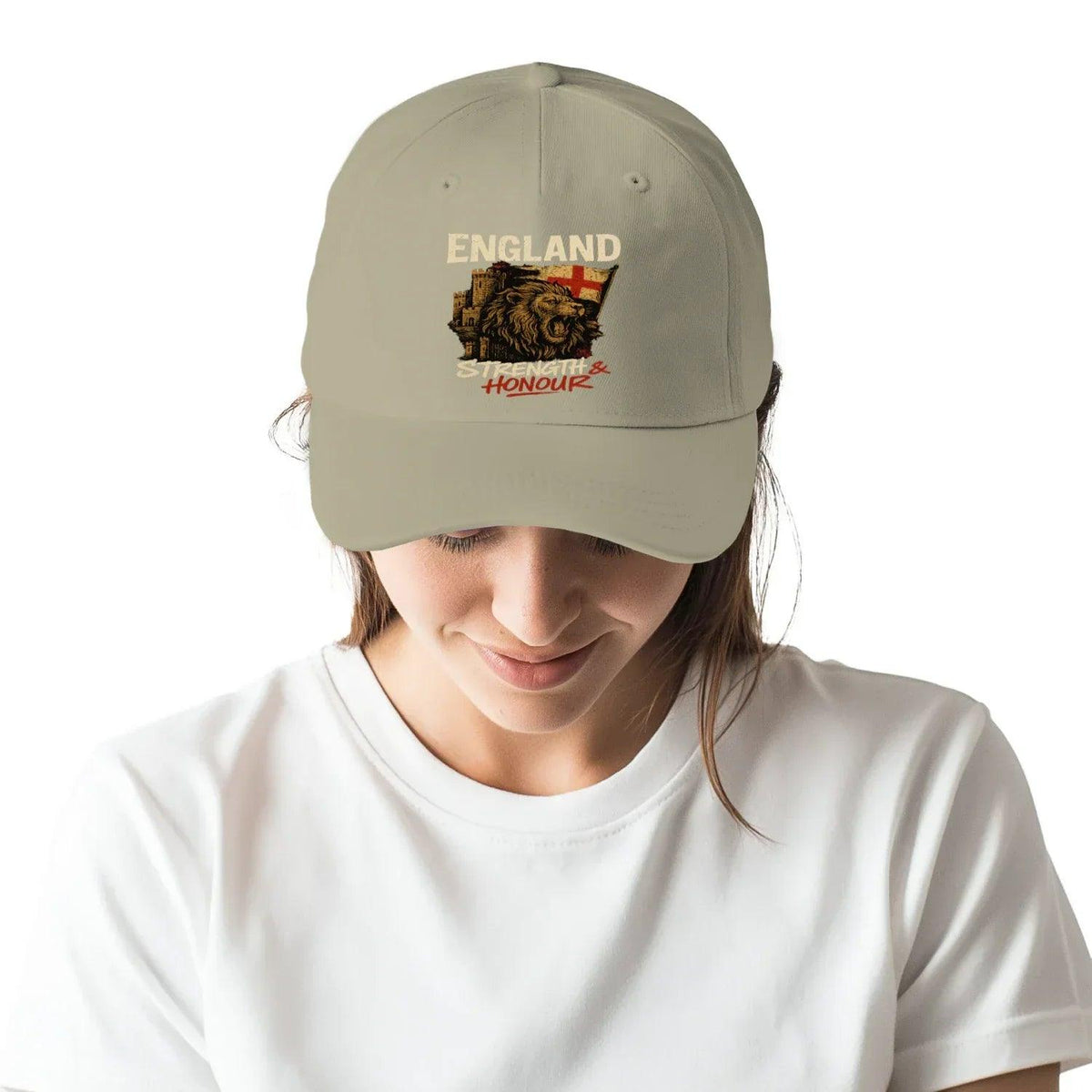 English Lion Baseball Cap - Royal 01, Matchday Headwear - Celtic Wolfwear