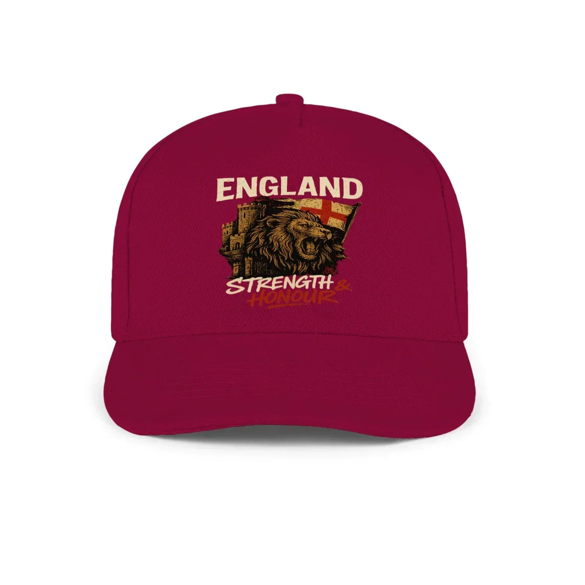 English Lion Baseball Cap - Royal 01, Matchday Headwear - Celtic Wolfwear