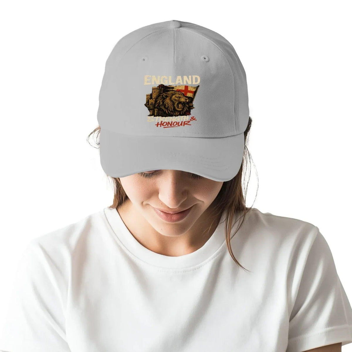 English Lion Baseball Cap - Royal 01, Matchday Headwear - Celtic Wolfwear