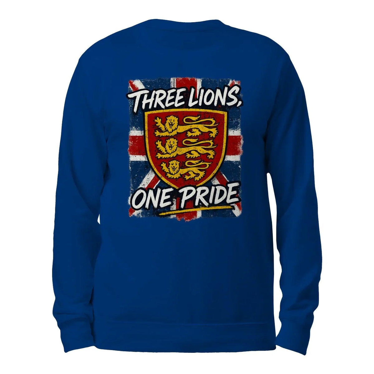 English Lion Sweatshirt - Heraldic Lions Red UK, Unisex - Celtic Wolfwear