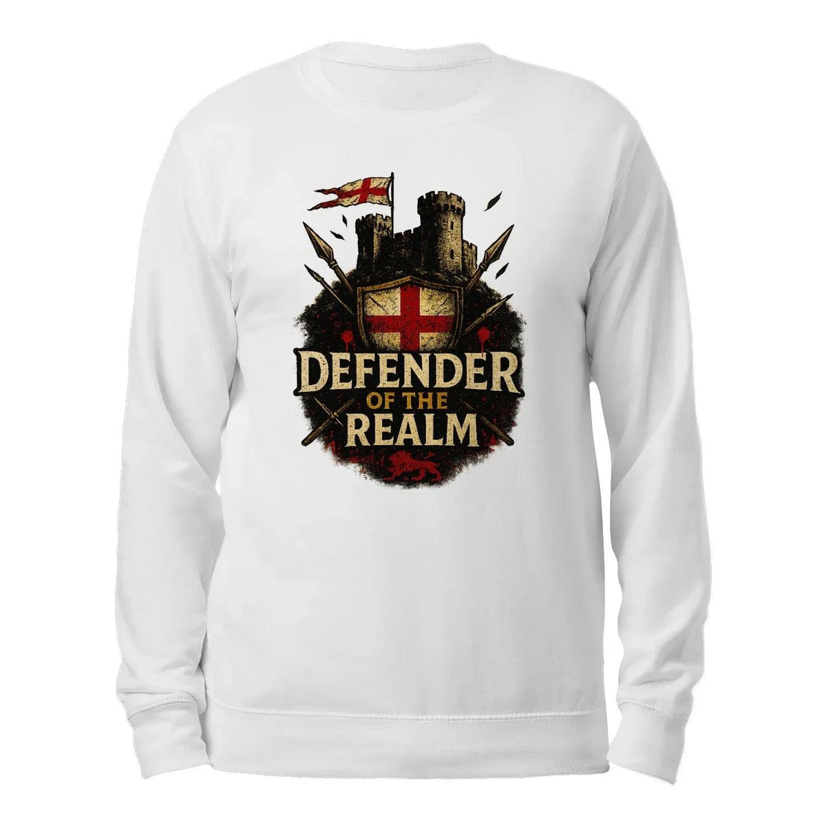 English Sweatshirt - British Defender Crewneckuk Unisex - Celtic Wolfwear