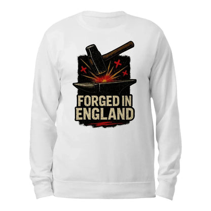 English Sweatshirt - Forged Small, Unisex Matchday Wear - Celtic Wolfwear