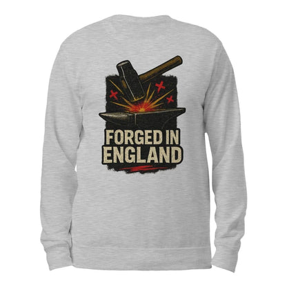 English Sweatshirt - Forged Small, Unisex Matchday Wear - Celtic Wolfwear