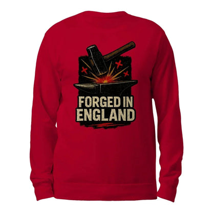 English Sweatshirt - Forged Small, Unisex Matchday Wear - Celtic Wolfwear