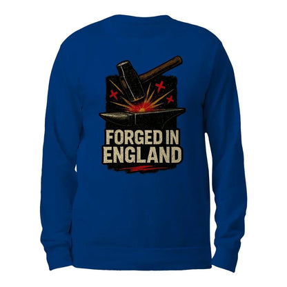 English Sweatshirt - Forged Small, Unisex Matchday Wear - Celtic Wolfwear