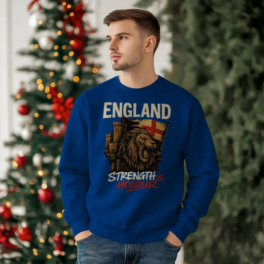 English Sweatshirt - Heritage Crew, Heritage Streetwear - Celtic Wolfwear