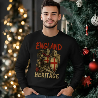 English Sweatshirt - Heritage UK, Unisex Matchday Wear - Celtic Wolfwear