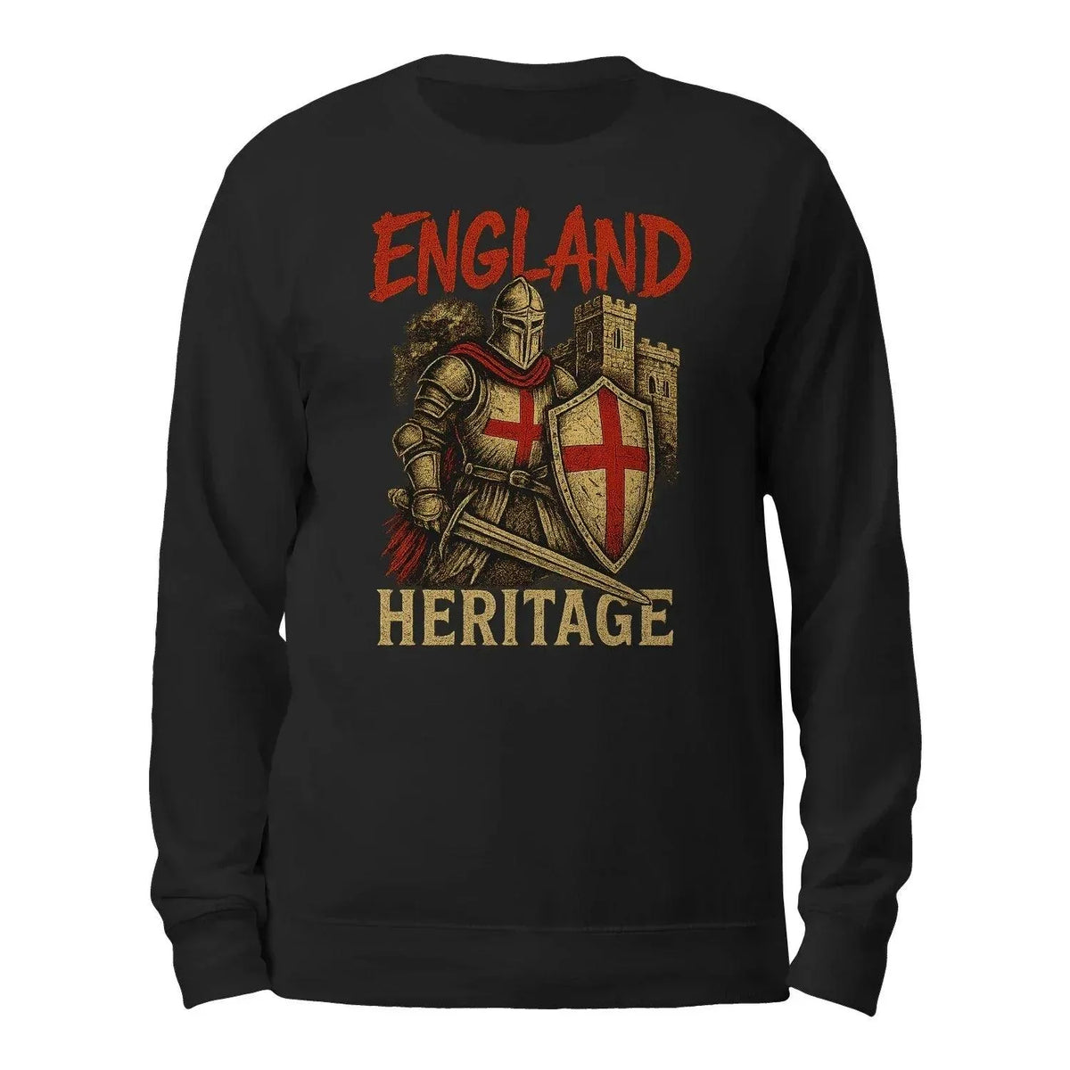 English Sweatshirt - Heritage UK, Unisex Matchday Wear - Celtic Wolfwear