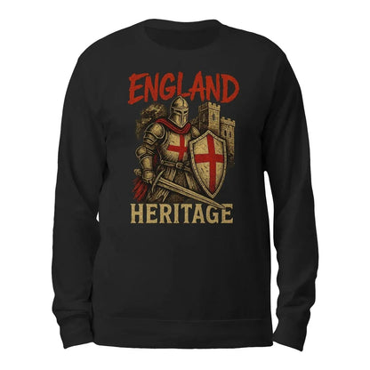 English Sweatshirt - Heritage UK, Unisex Matchday Wear - Celtic Wolfwear