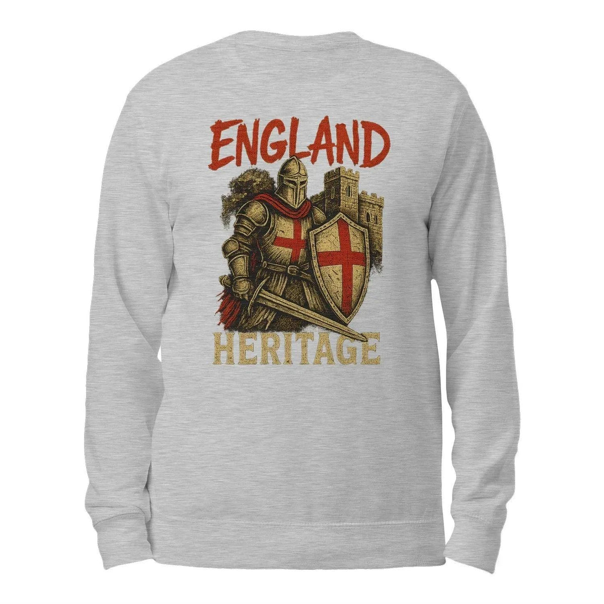 English Sweatshirt - Heritage UK, Unisex Matchday Wear - Celtic Wolfwear