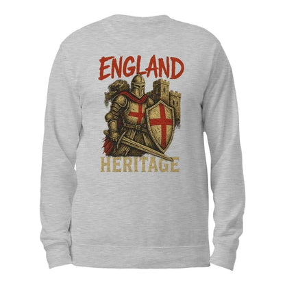 English Sweatshirt - Heritage UK, Unisex Matchday Wear - Celtic Wolfwear