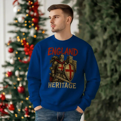 English Sweatshirt - Heritage UK, Unisex Matchday Wear - Celtic Wolfwear