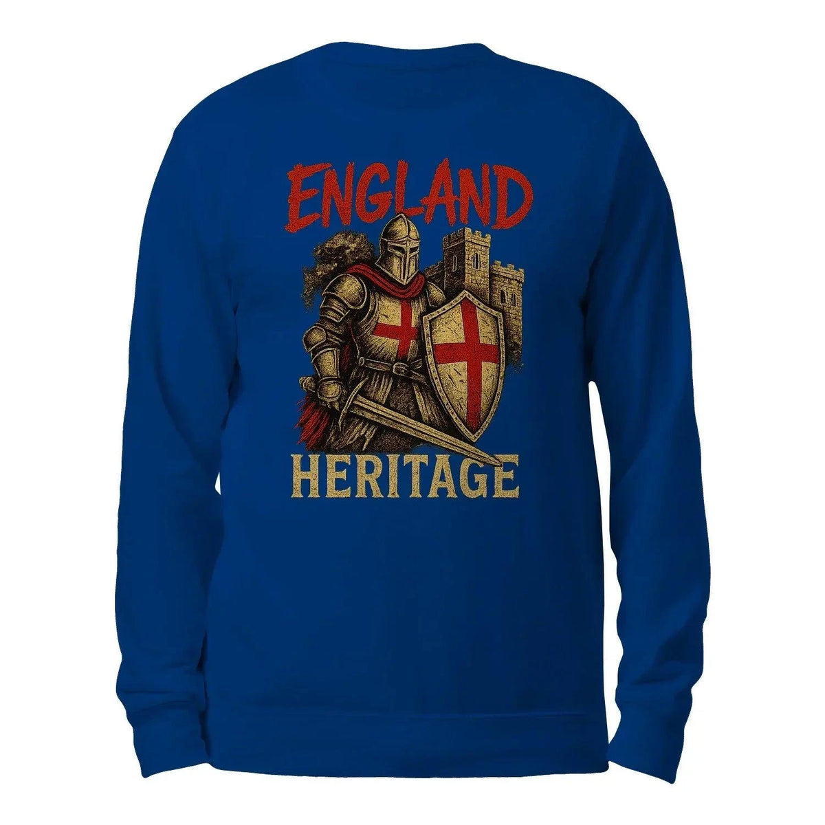 English Sweatshirt - Heritage UK, Unisex Matchday Wear - Celtic Wolfwear