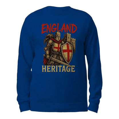 English Sweatshirt - Heritage UK, Unisex Matchday Wear - Celtic Wolfwear