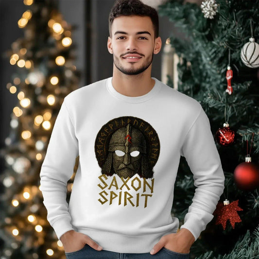 English Sweatshirt - Saxon Spirit, Unisex Matchday Wear - Celtic Wolfwear
