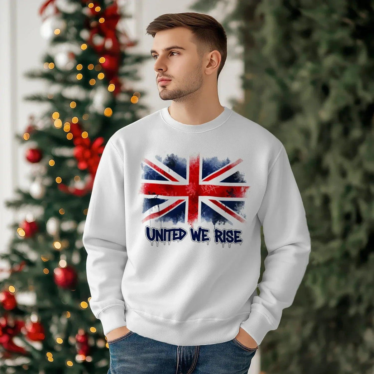 English Sweatshirt - United We Rise Heritage Streetwear - Celtic Wolfwear