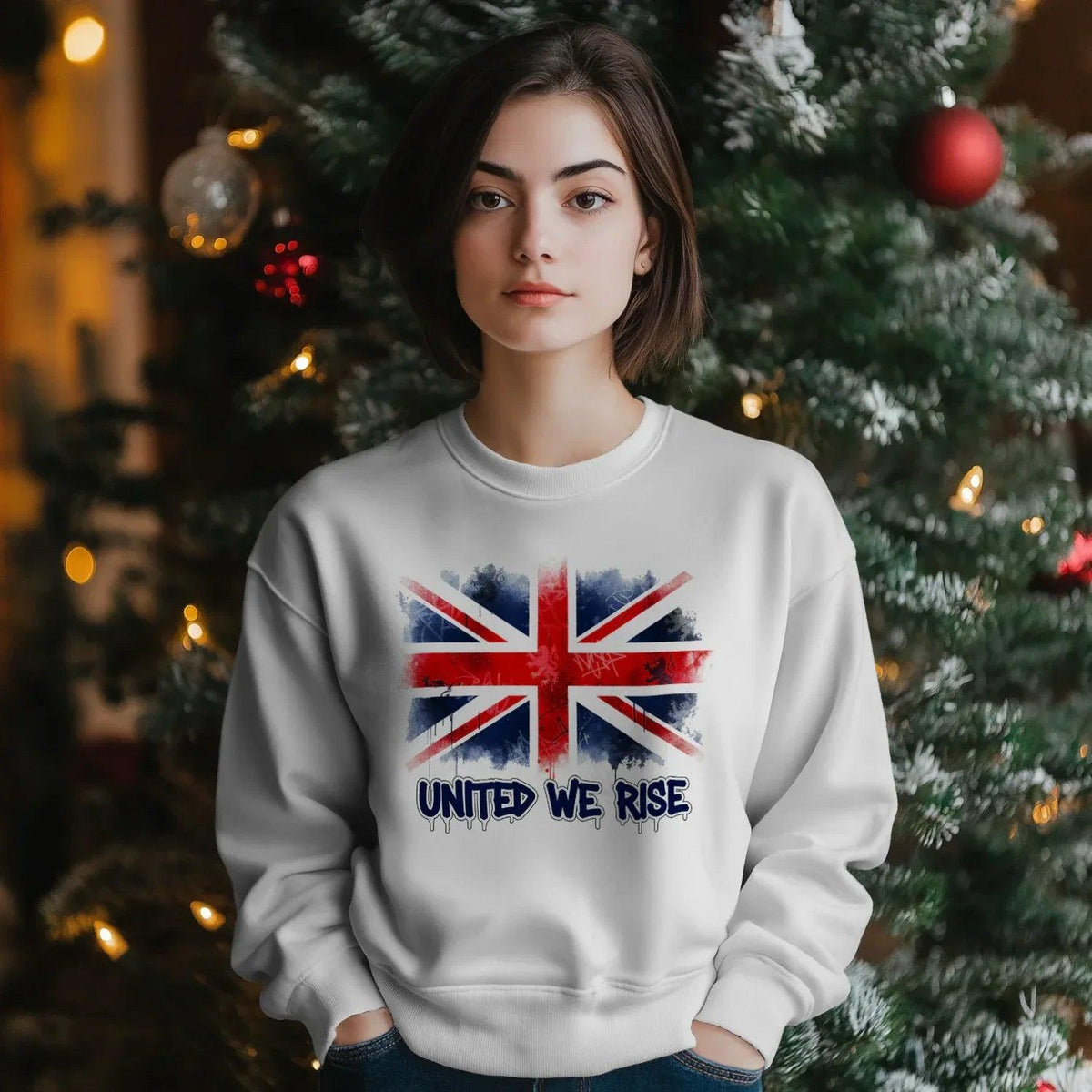 English Sweatshirt - United We Rise Heritage Streetwear - Celtic Wolfwear