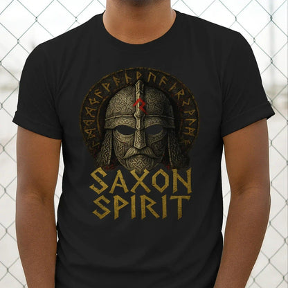 English T-Shirt - Anglo-saxon Warrior Saxon Spirit Unisex - Celtic Wolfwear