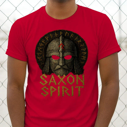 English T-Shirt - Anglo-saxon Warrior Saxon Spirit Unisex - Celtic Wolfwear