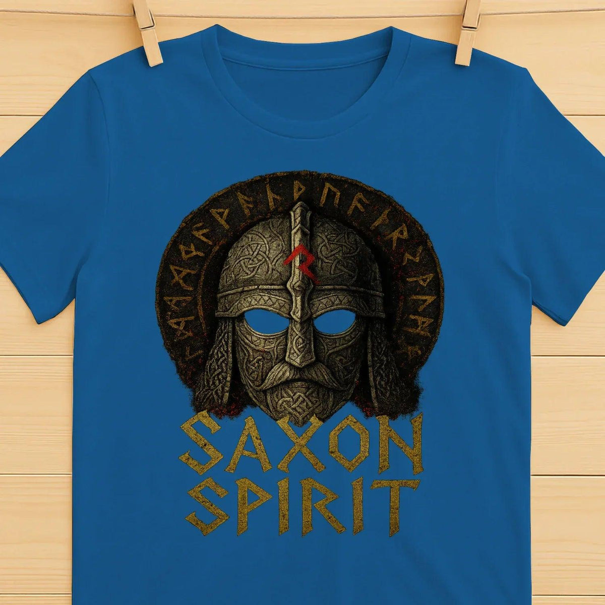 English T-Shirt - Anglo-saxon Warrior Saxon Spirit Unisex - Celtic Wolfwear