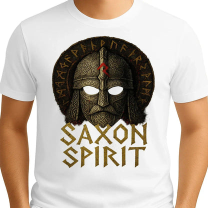 English T-Shirt - Anglo-saxon Warrior Saxon Spirit Unisex - Celtic Wolfwear