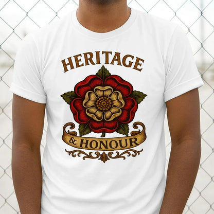 English T-Shirt - Heritage Crew, Unisex Matchday Wear - Celtic Wolfwear