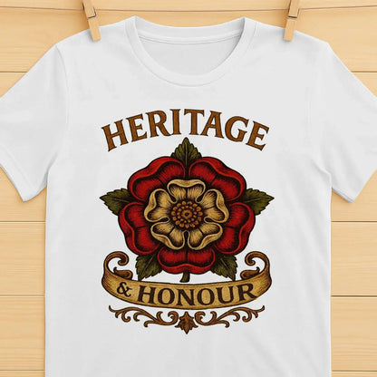 English T-Shirt - Heritage Crew, Unisex Matchday Wear - Celtic Wolfwear