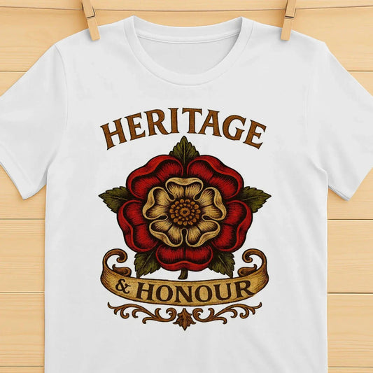 English T-Shirt - Heritage Crew, Unisex Matchday Wear - Celtic Wolfwear