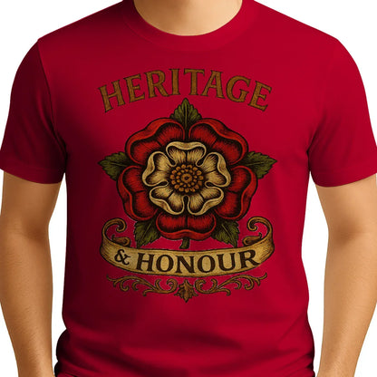 English T-Shirt - Heritage Crew, Unisex Matchday Wear - Celtic Wolfwear