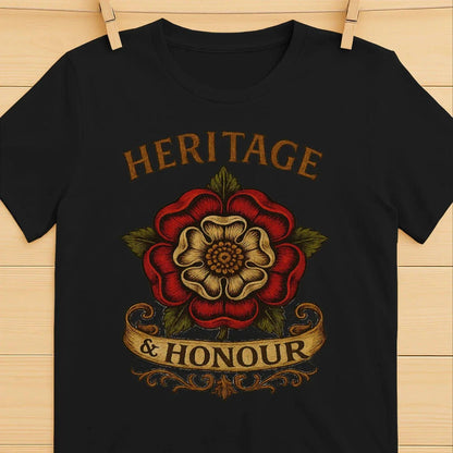 English T-Shirt - Heritage Crew, Unisex Matchday Wear - Celtic Wolfwear