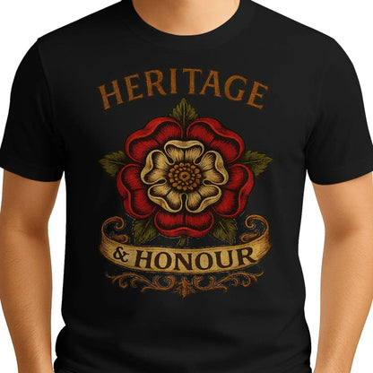 English T-Shirt - Heritage Crew, Unisex Matchday Wear - Celtic Wolfwear