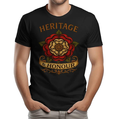 English T-Shirt - Heritage Crew, Unisex Matchday Wear - Celtic Wolfwear
