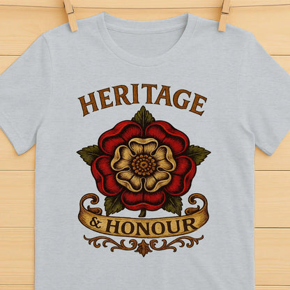 English T-Shirt - Heritage Crew, Unisex Matchday Wear - Celtic Wolfwear