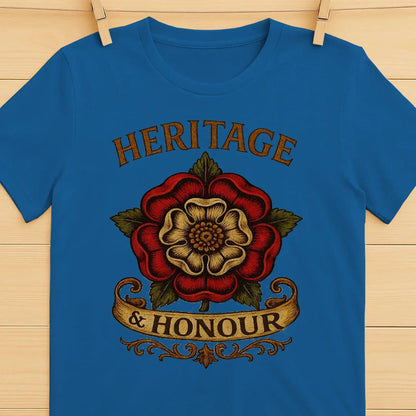 English T-Shirt - Heritage Crew, Unisex Matchday Wear - Celtic Wolfwear