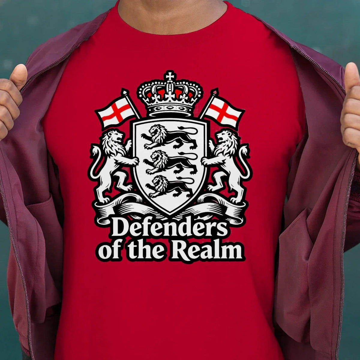 English T-Shirt - Heritage Defenders of the Realm Matchdays - Celtic Wolfwear
