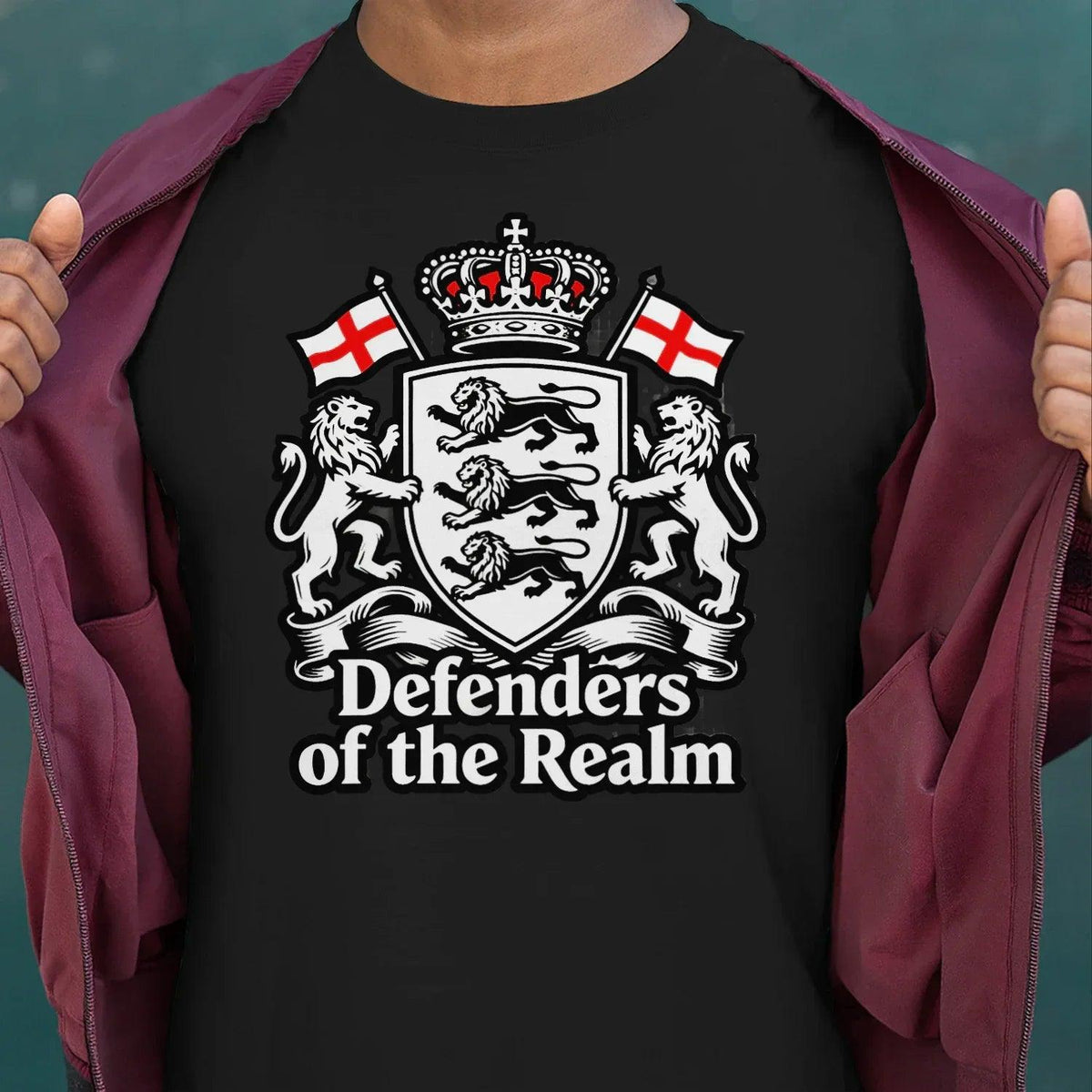 English T-Shirt - Heritage Defenders of the Realm Matchdays - Celtic Wolfwear