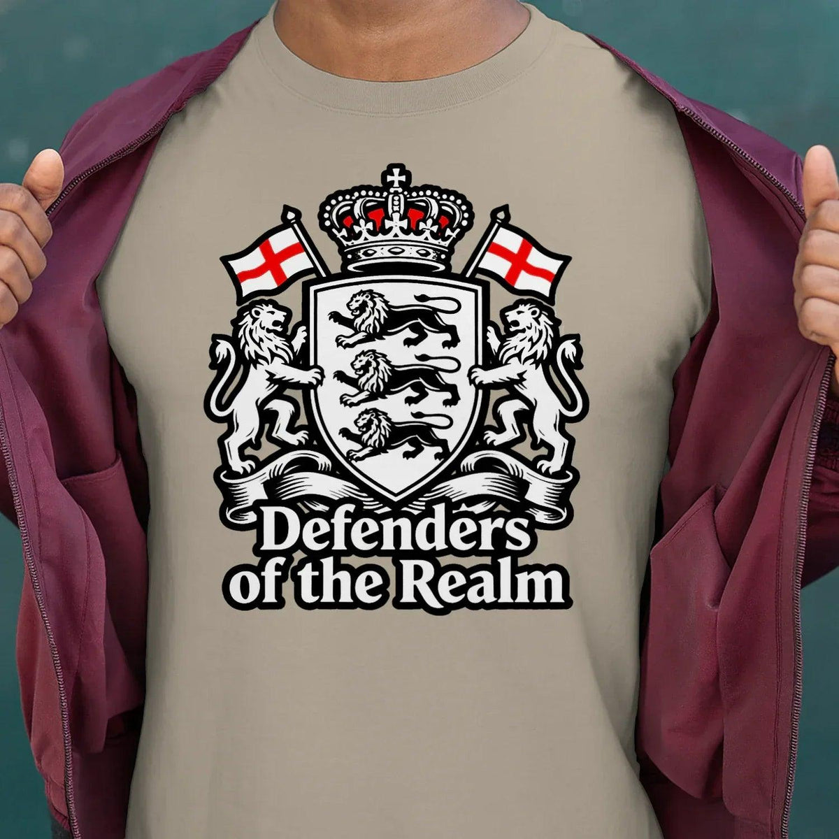 English T-Shirt - Heritage Defenders of the Realm Matchdays - Celtic Wolfwear